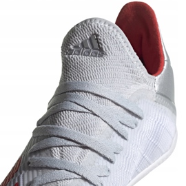 Jalkapallokengät adidas X 19.3 Jr. hopea F35355 monivärinen harmaa 1