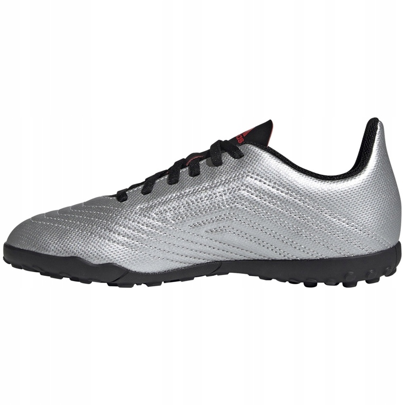 Jalkapallokengät adidas Predator 19.4 Tf Jr silver G25825 monivärinen hopea 1
