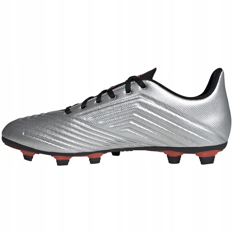 Jalkapallokengät adidas Predator 19.4 FxG silver F35597 hopea 1