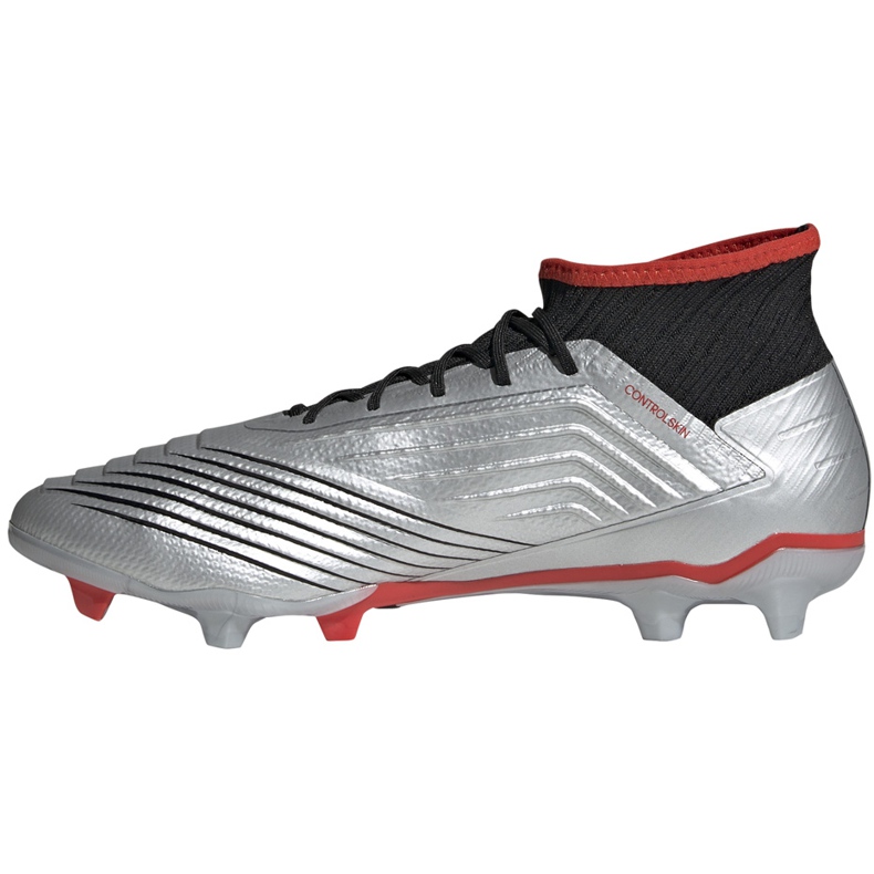 Jalkapallokengät adidas Predator 19.2 Fg hopea F35601 harmaa harmaa 1