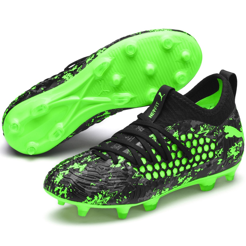Puma Future 19.3 Netfit Fg Ag Jr 105551 03 jalkapallokengät monivärinen musta 1