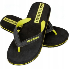 Aqua-speed Faro miesten uima-altaan tohvelit nro 38 musta 1