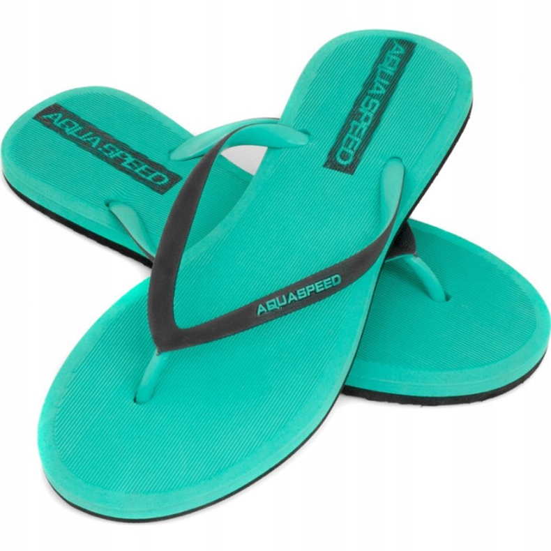 Aqua-speed Genoa naisten uima-altaan tohvelit nro 01 sininen 1