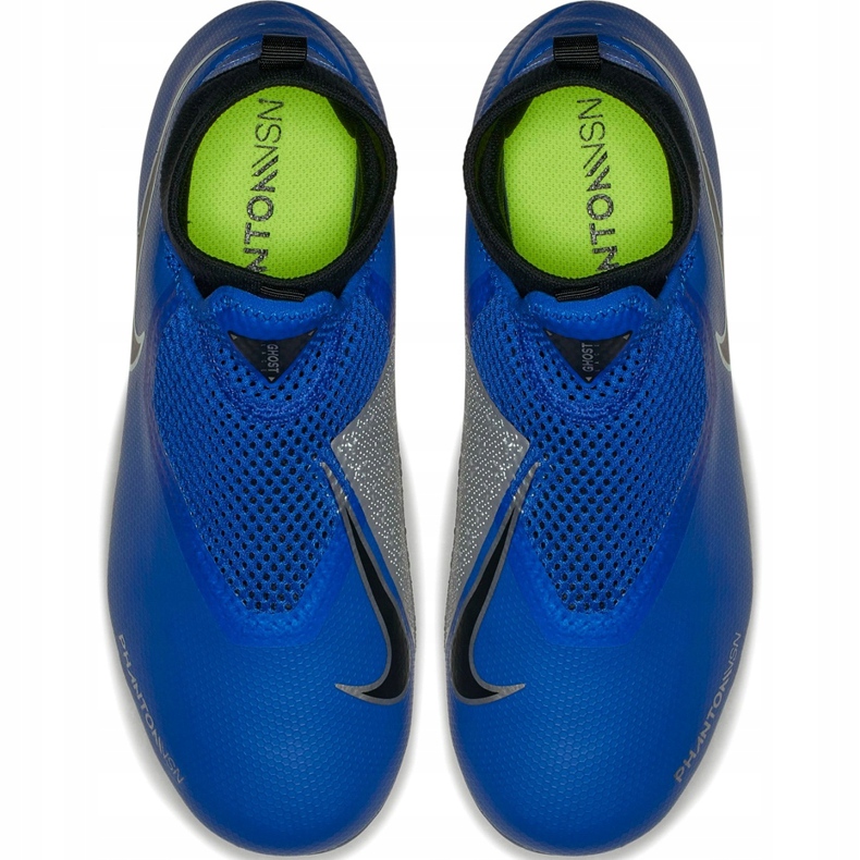Nike Phantom Vsn Academy Df FG / MG Jr AO3287 400 jalkapallokengät sininen 1