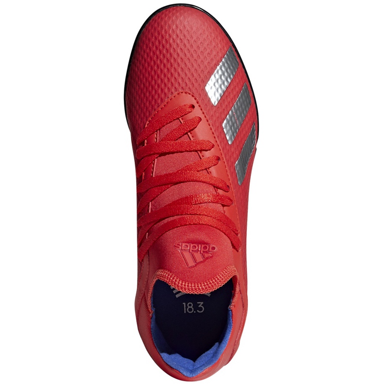 Adidas X 18.3 Tf Jr Punainen Jalkapallokengät BB9403 monivärinen 1