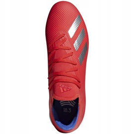 Adidas X 18.3 Tf punaiset jalkapallokengät BB9399 monivärinen punainen 1
