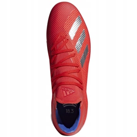 Adidas X 18.3 Punaiset jalkapallokengät BB9392 monivärinen punainen 1