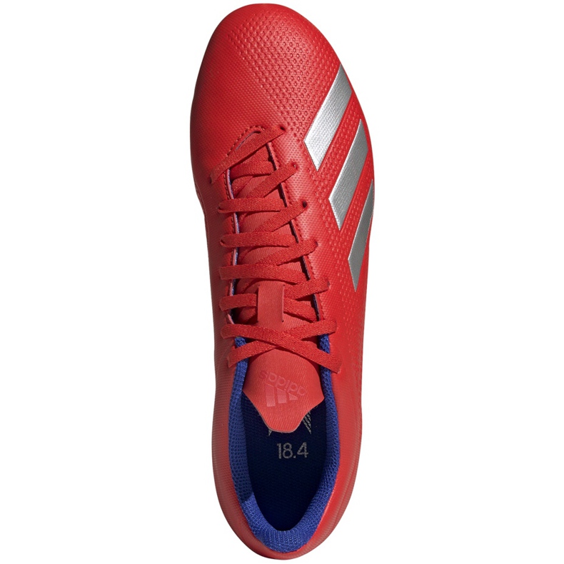 Adidas X 18.4 Fg jalkapallokengät punainen BB9376 monivärinen 1