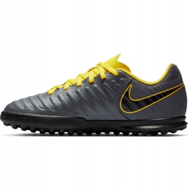 Nike Tiempo Legend 7 Club Tf Jr AH7261 070 jalkapallokengät musta harmaa 1