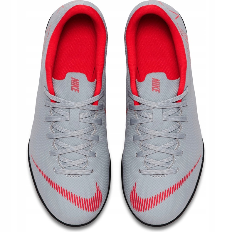 Nike Mercurial Vapor X 12 Club Tf Jr AH7355 060 jalkapallokengät monivärinen harmaa 1