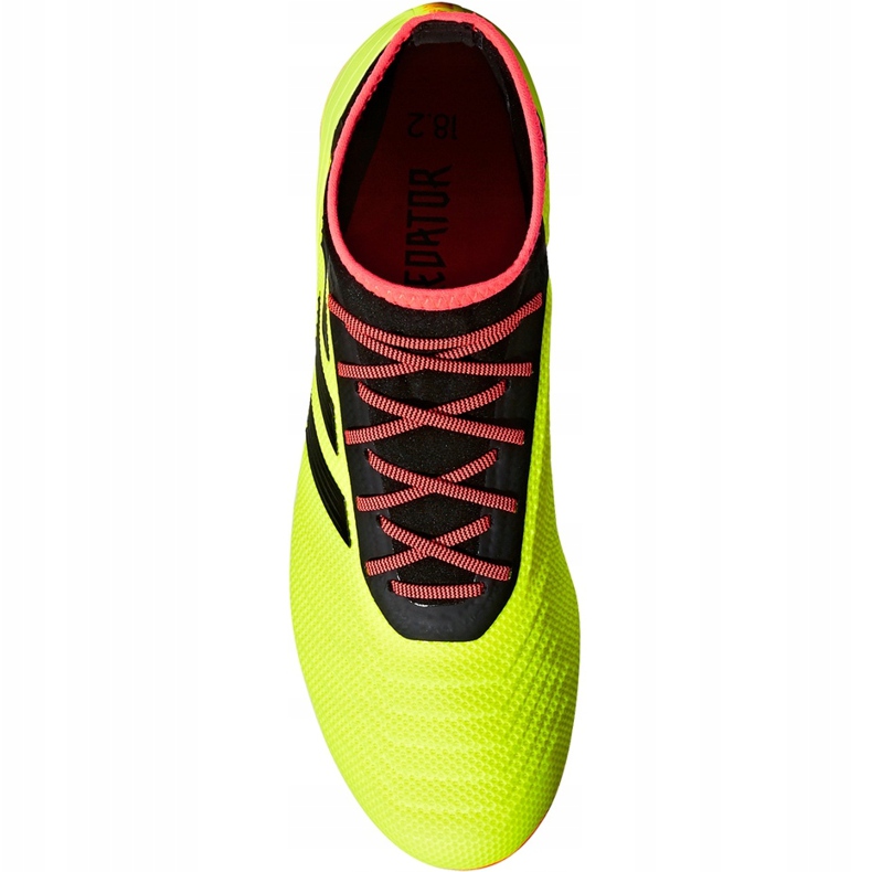 Adidas Predator 18.2 Fg DB1997 jalkapallokengät monivärinen keltainen 1