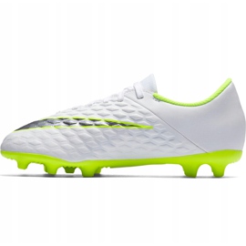 Nike Hypervenom 3 Club Fg Jr AJ4146 107 jalkapallokengät valkoinen valkoinen 1