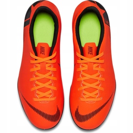 Nike Mercurial Vapor 12 Club Mg Jr AH7350 810 jalkapallokengät oranssi oranssi 1