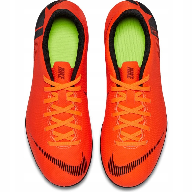 Nike Mercurial Vapor 12 Club Mg Jr AH7350 810 jalkapallokengät oranssi oranssi 1
