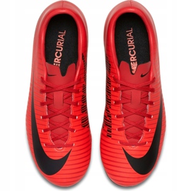 Nike Mercurial Victory Vi Fg Jr 831945 616 jalkapallokengät oranssi punainen 1