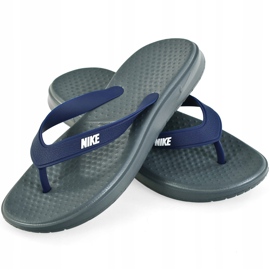 Nike Solay Thong 882690 001 Miesten Slide tummansininen harmaa 1
