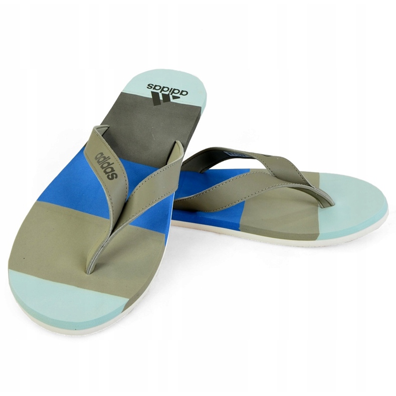 Adidas Eezay Striped BA8809 tossut sininen harmaa 1