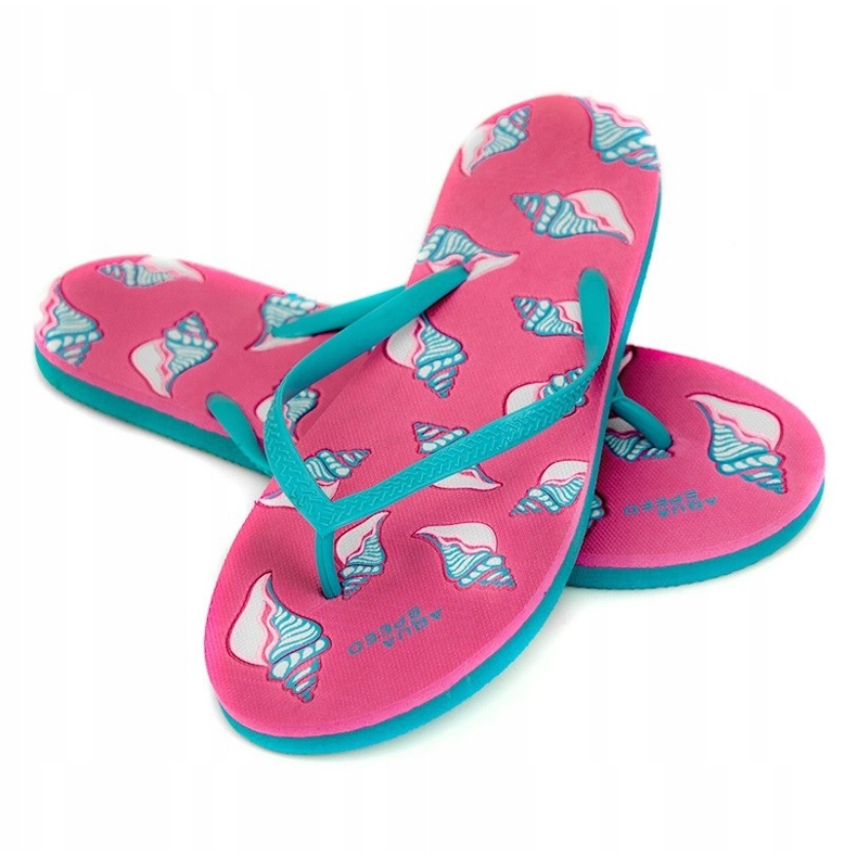 Aqua-Speed ​​Napoli -tossut vaaleanpunainen sininen 03 1