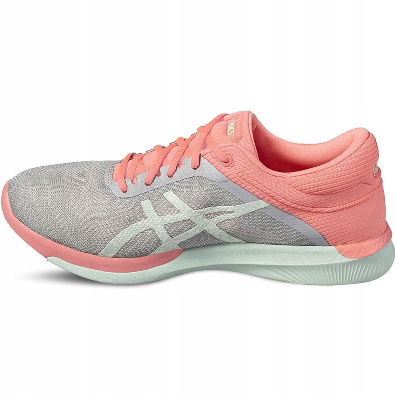 Asics Fuze X Rush T768N-9687 naisten juoksukengät vaaleanpunainen harmaa 1
