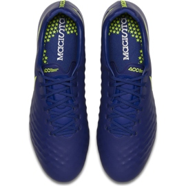 Nike Magista Opus Ii Fg 843813409 jalkapallokengät laivastonsininen 1