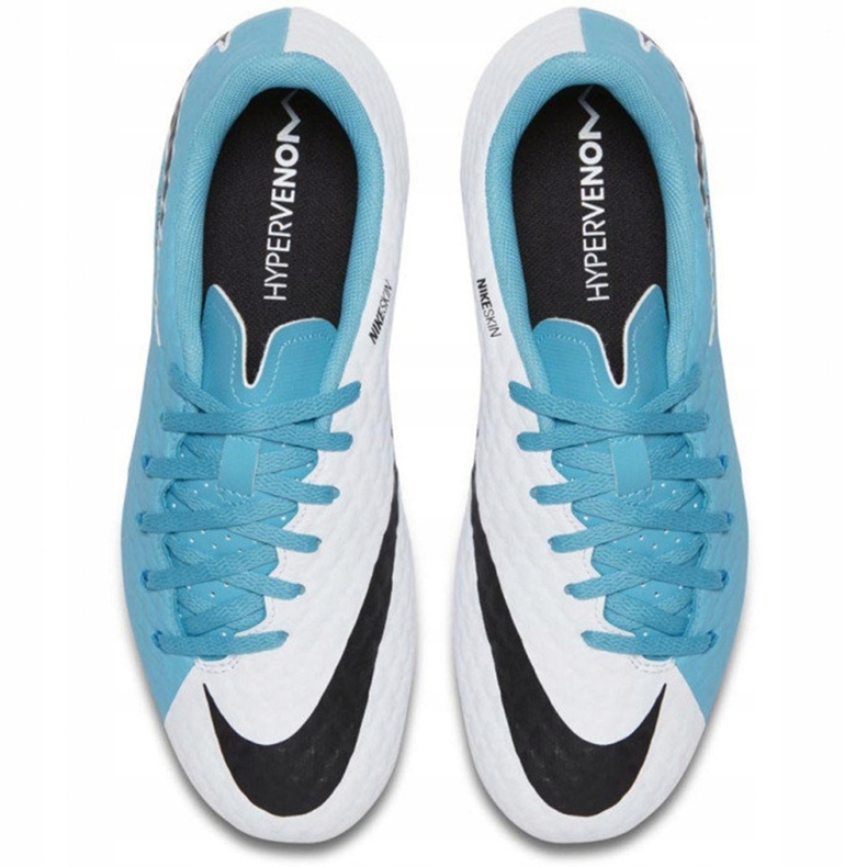 Nike Hypervenom Phelon Iii Fg Jr 852595 104 jalkapallokengät monivärinen sininen 1