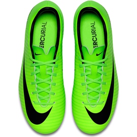 Nike Mercurial Victory Vi Fg Jr 831945 303 jalkapallokengät vihreä vihreä 1