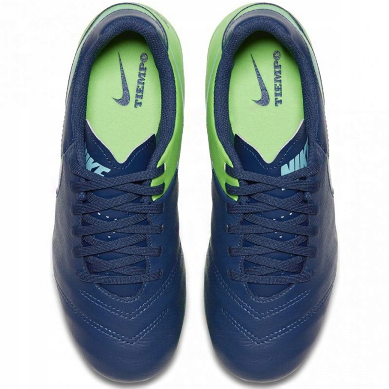 Nike Tiempo Legend Vi Fg Jr 819186 443 jalkapallokengät tummansininen 1