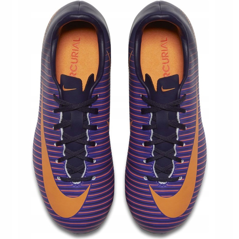 Nike Mercurial Vapor Xi Fg Jr 831945585 jalkapallokengät violetti violetti 1