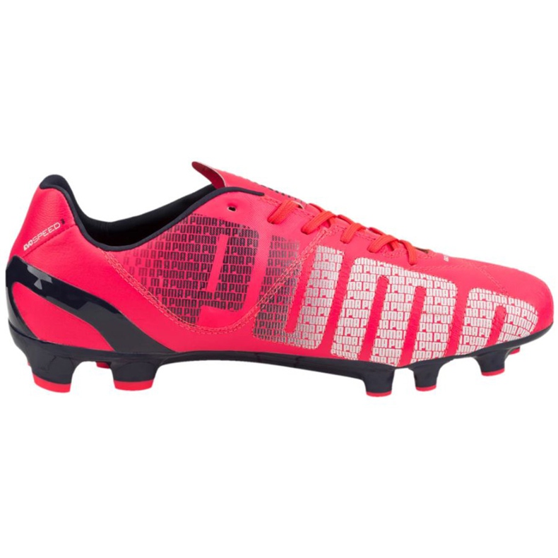 Jalkapallokengät Puma Evo Speed ​​3.3 Fg 103014 03 vaaleanpunainen vaaleanpunainen 1
