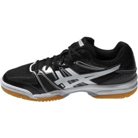 Asics Gel Rocket 7 B405N 9001 miesten lentopallokengät musta musta 1