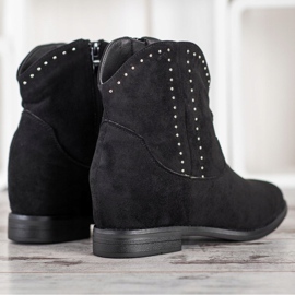 Ideal Shoes Muodikkaita mustia lehmityttöjä musta 3