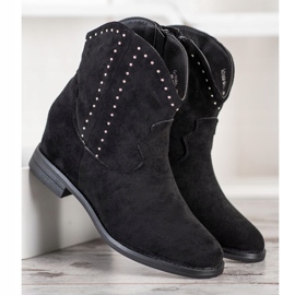 Ideal Shoes Muodikkaita mustia lehmityttöjä musta 5