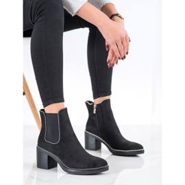 Bella Star Koristellut Chelsea -saappaat musta 2