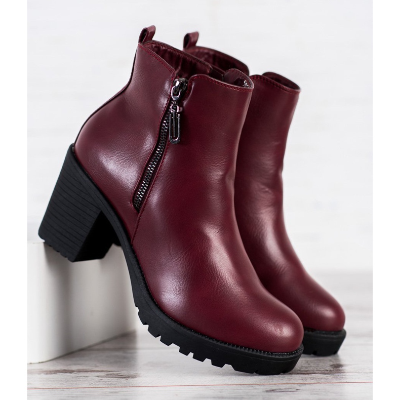 Small Swan Lämpimät naisten saappaat punainen 2