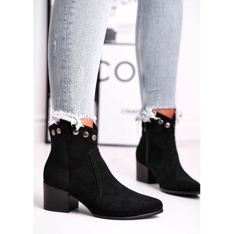 Naisten saappaat korkokenkiä Sergio Leone musta BT617 1