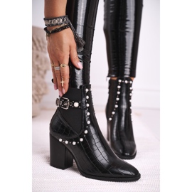 FRERY Naisten Saappaat Kantapäässä Helmi Musta Verbos 1