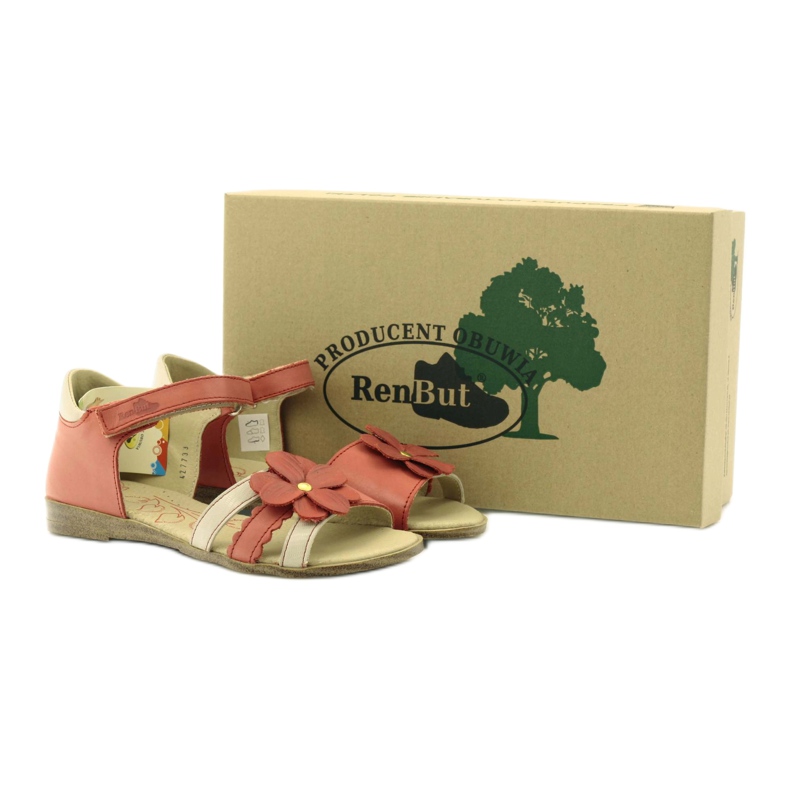 Ren But Tyttöjen sandaalit Ren Mutta vadelman kukka punainen monivärinen 4