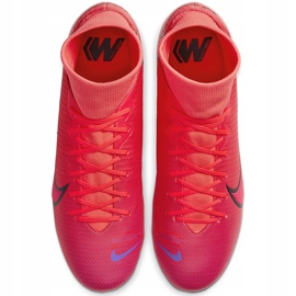 Nike Mercurial Superfly 7 Academy FG / MG AT7946 606 jalkapallokengät tummansininen punainen 1
