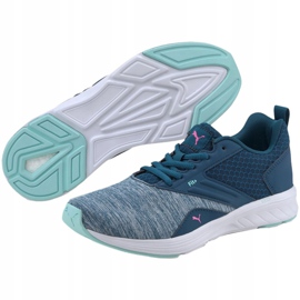 Puma Nrgy Comet W 190556 42 juoksukengät sininen vihreä 2