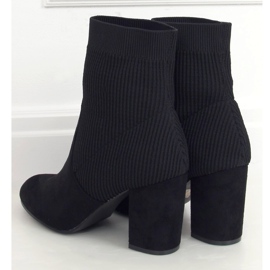 Mustat sukkisaappaat 7980-GA Musta 1