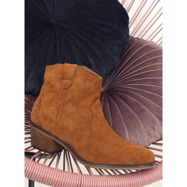 Saappaat matala kantapää kameli 99-63 Camel ruskea 1