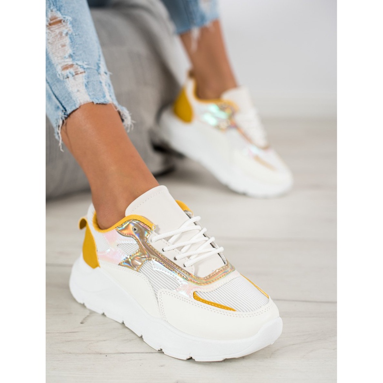 SHELOVET Muodikkaat lenkkarit valkoinen 1