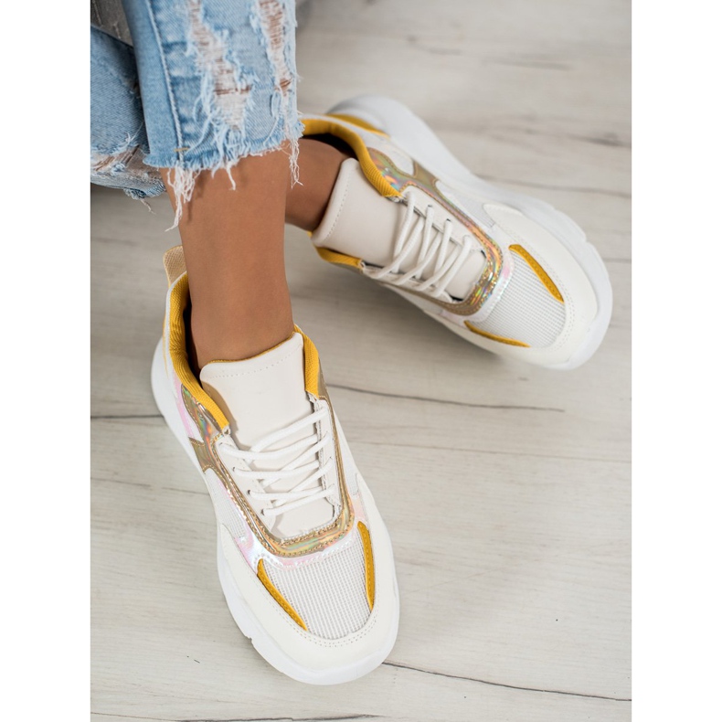 SHELOVET Muodikkaat lenkkarit valkoinen 2