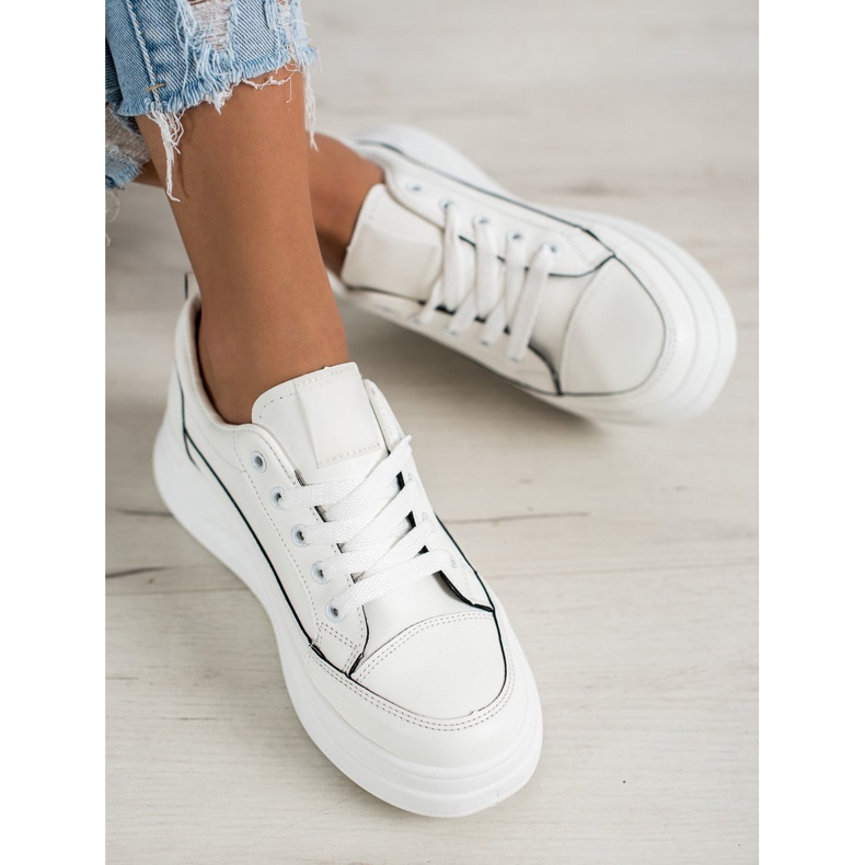 SHELOVET Urheilukengät lavalla valkoinen 1