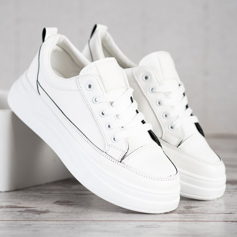 SHELOVET Urheilukengät lavalla valkoinen 2