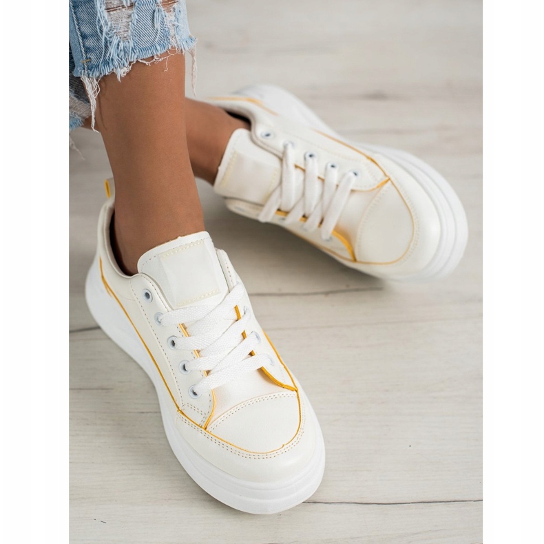 SHELOVET Urheilukengät lavalla valkoinen 2