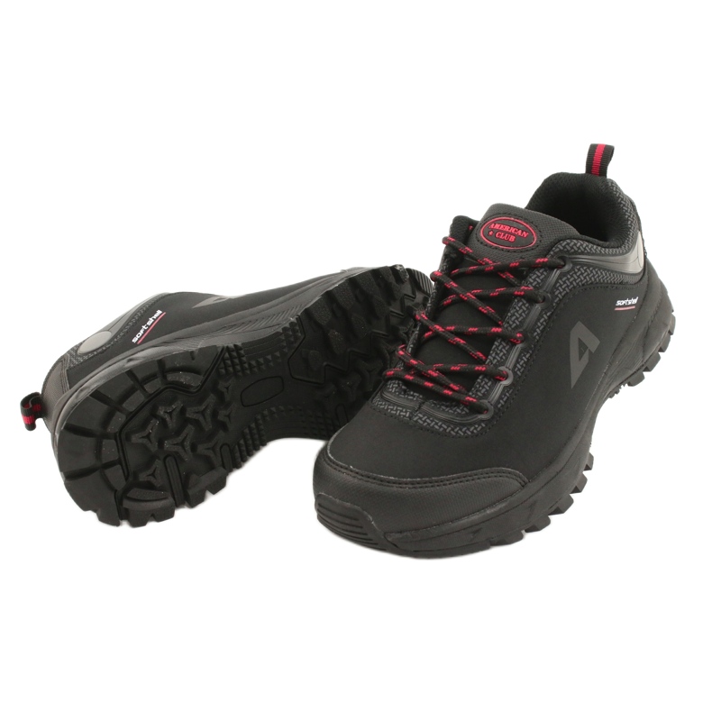 American Club Amerikkalaiset urheilukengät vedenpitävä pehmeä kuori HL04 / 20 musta 3