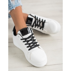 SHELOVET Muodikkaat urheilukengät valkoinen 1