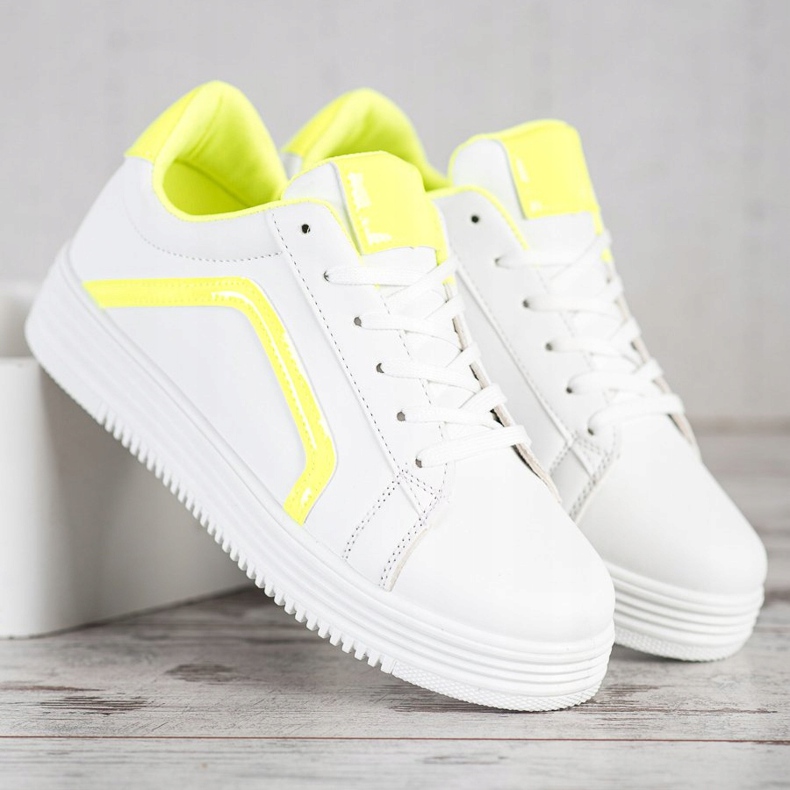 SHELOVET Muodikkaat urheilukengät valkoinen 2