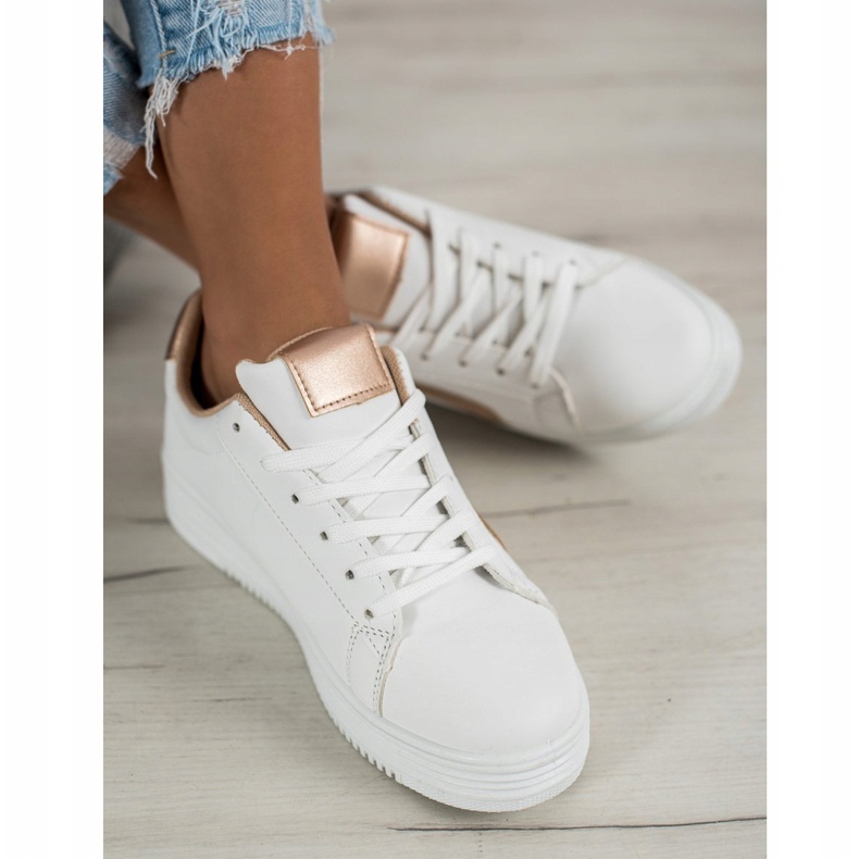 SHELOVET Muodikkaat urheilukengät valkoinen 1